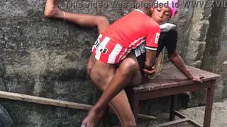 Newlywed Couple Fuck Hard and Fast Under the Open Sky