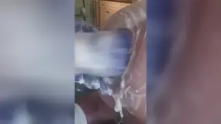 Heavy Bear Takes a Deep Fist and Gapes Wide