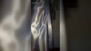 Slender Guy Dances Seductively in Sheer Nightgown