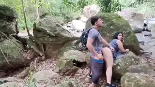 Latina Couple Fucks Outdoors With Deepthroat and Doggystyle
