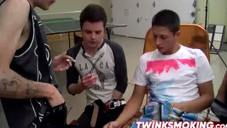 Twink Orgy Explodes With Bareback Doggystyle