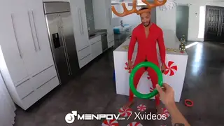 Holiday POV Blowjob Ends With a Cumshot
