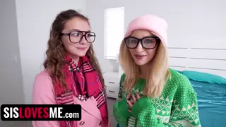 Stepsister And Stepbrother Share Threesome With Toys