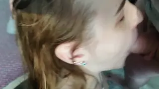 Petite Amateur Takes a Deep Throat and Facial Finish