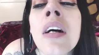 Voluptuous Brunette Jerks Cock to Explosive POV Finish