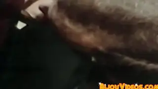 Muscular Stranger Takes a Blowjob Through a Vintage Gloryhole