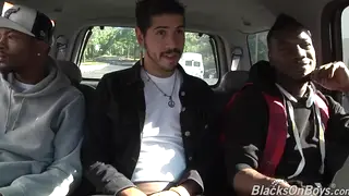 Slender Man Services Two Big Black Cocks