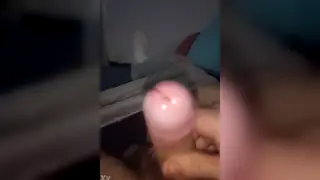 Solo Guy Strokes Thick Cock Until It Drips