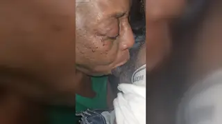 Voluptuous Ebony Granny Deepthroats Massive Black Cock