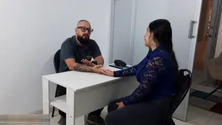 Curvy Latina MILF Trades Office Sex for Stepdaughter's Future