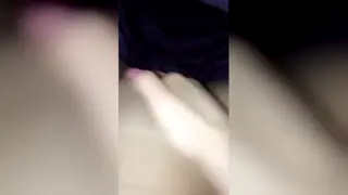 Asian Teen Fingers Tight Pussy in Close Up