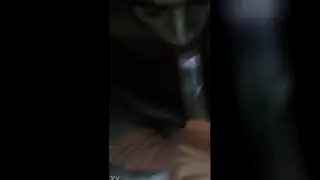 Guy Kneels for Sloppy Cock Sucking Session