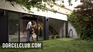 European Brunette Tries First Anal in Luxury Club Setting