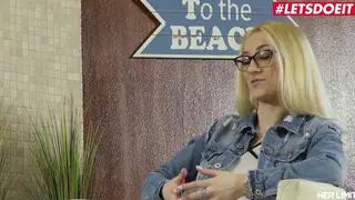 Blonde European Takes BBC Deep in Both Holes