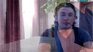 Muscular Newbie Strokes His Thick Cock in POV