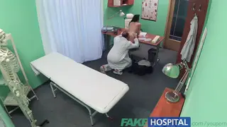 POV Doctor Claims Nurse Over Clinic Desk