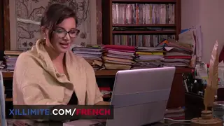 Petite French Brunette Takes Anal in Her Bedroom