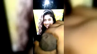 Indian Stud Receives Heavy Facial Cumshot