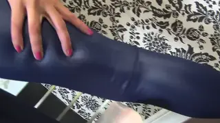 Blonde Teen Masturbates Outdoors in Tight Corset