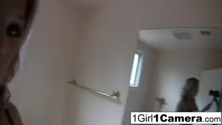 Busty Amateur Explores Her Curves in Solo Play