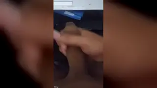 Solo Performer Strokes His Shaft on Camera