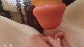 Solo Babe Explores Deep Toy Pleasure