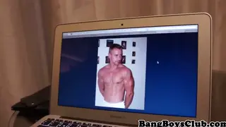 Muscular European Hunk Gives POV Blowjob in the Shower