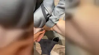 Mature Latino Daddy Takes a Twink in a Public Bathroom