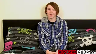 Naked Twink Beats His Meat Until He Explodes
