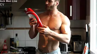 Massive Bodybuilder Twists Cast-Iron Pan With Bare Hands