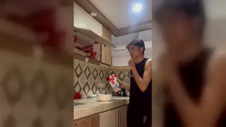 Slim Latino Twink Strokes Uncut Cock to POV Climax