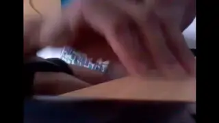 Amateur Rubs His Hard Length Until Thick Release