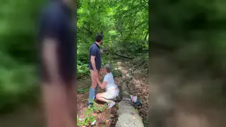 Mature Woman Enjoys Outdoor Anal with Man