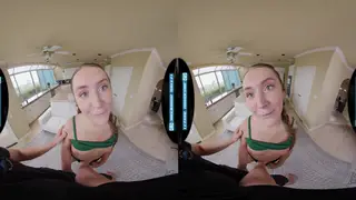 Redhead Babysitter Seduces in VR Encounter