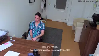 Casting Interview Turns into Bareback POV Session