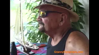 Three Mature Lesbians Eat Pussy Outdoors at a Club