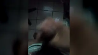 Brazilian Latino Flashes Assets in Quick Selfie Clip