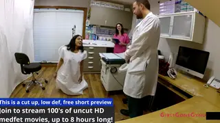 Busty Latina Student Endures Medical Exam Roleplay