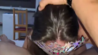 Wife Takes Deep Throat From Gym Teacher at Motel