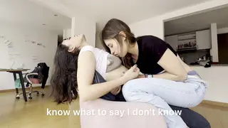 Curvy Blonde Latina Enjoys Oral Pleasure With Girlfriend
