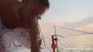 Blonde Takes Two Cocks in Anal Threesome with Deep Throat