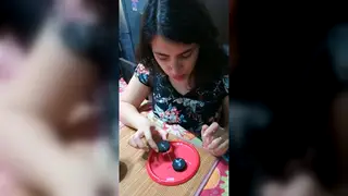 Playful Blowjob Ends with a Swallow and a Cum-Smeared Smile