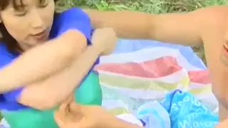 Japanese Compilation Blends Outdoor Blowjobs and Pussy Licking