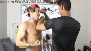 Muscular Latino Takes a Bareback Ride Outdoors