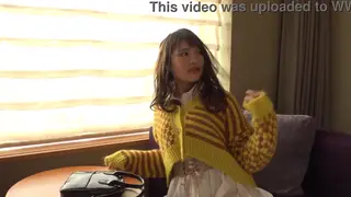 Petite Japanese Idol Explores Oiled Curves in Bathroom