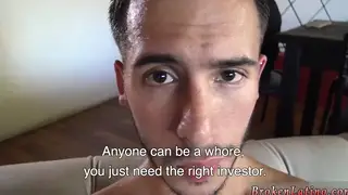 Latino Newcomer Experiences First Gay Blowjob on Camera