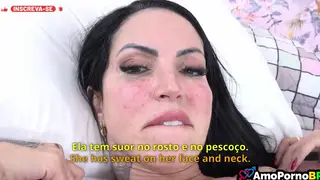 Voluptuous Latina Wife Takes Two Cocks in Cuckold Orgy