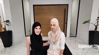 Arab MILF Guides a Virgin Teen Through a Cuckold Threesome