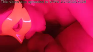 Blonde Waitress Drains Customer in Club Backroom