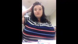 Voluptuous BBW Teen Flaunts Natural Curves